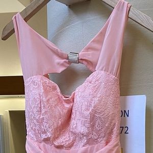 Kessley dress, S/M, elegant evening wear, pink colour